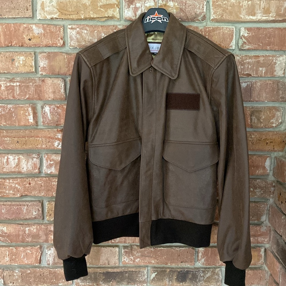 Genuine Leather Flight Jacket - image 2